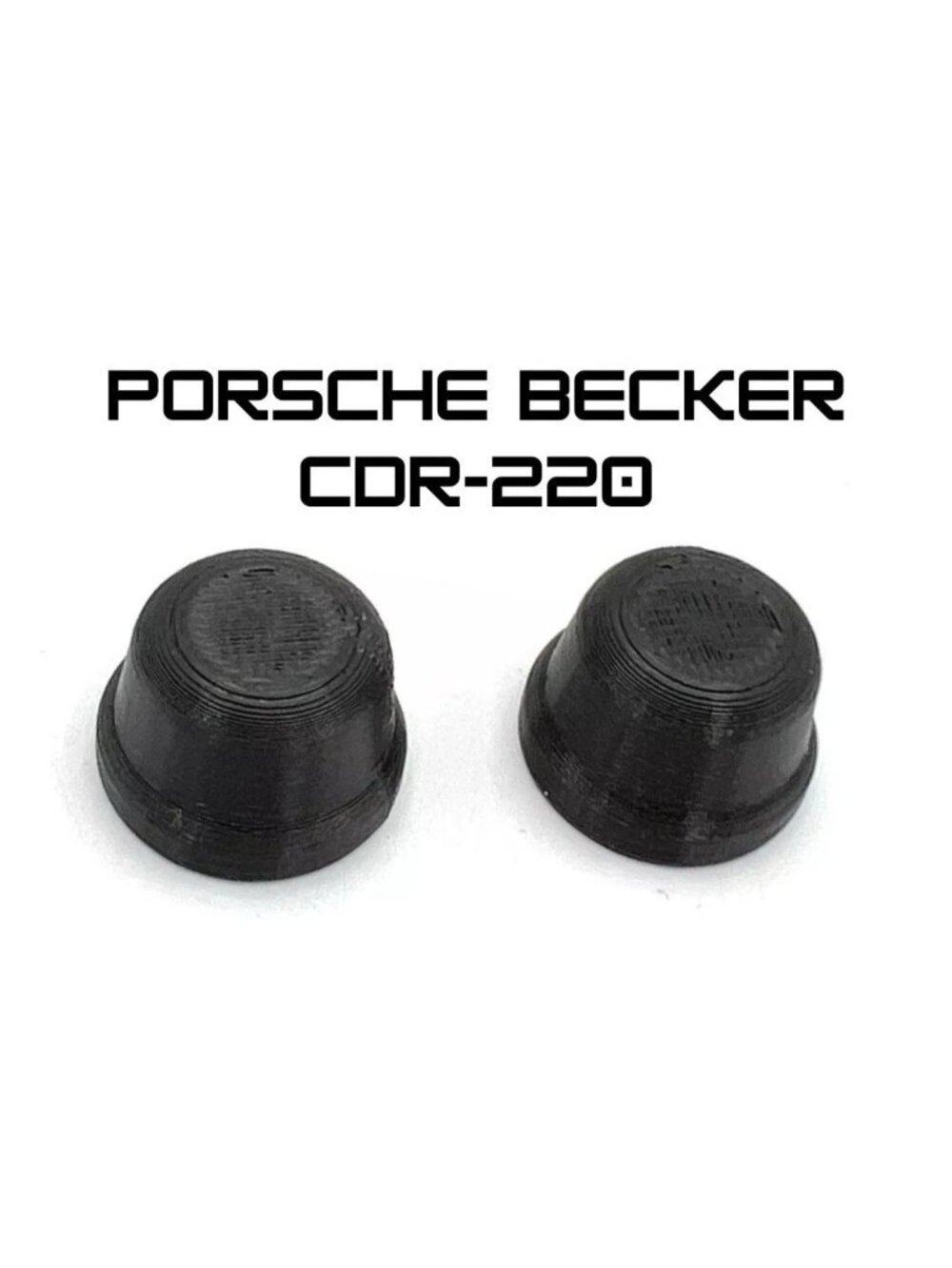 X2 STRONGER Porsche Becker CDR-220 Radio Replacement Knobs 3D Printed Parts
